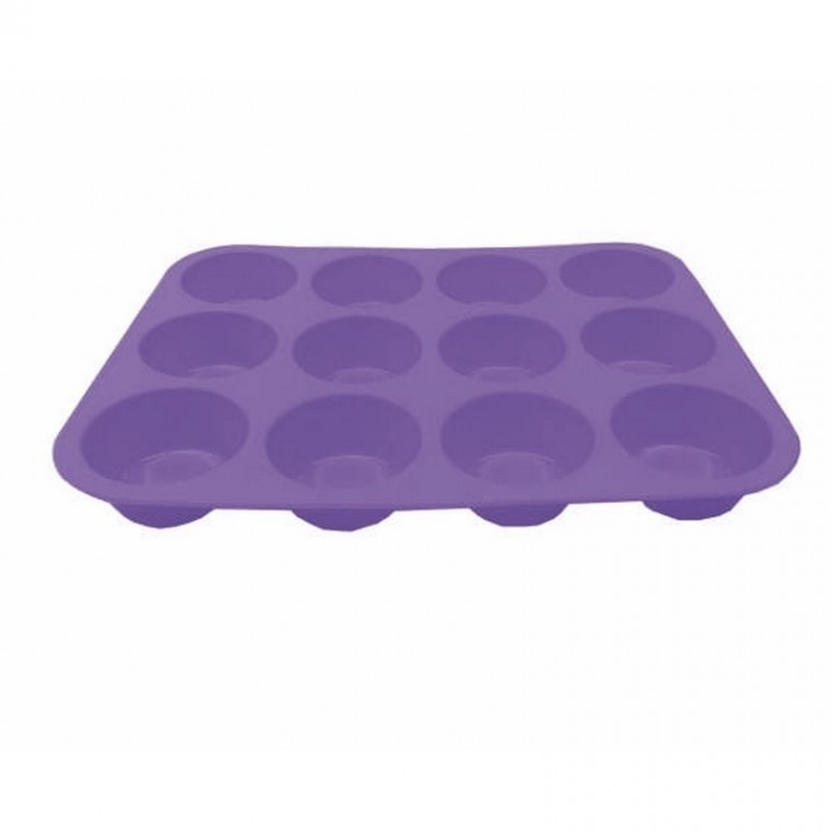 Molde para cupcakes Silicona x 12 u.